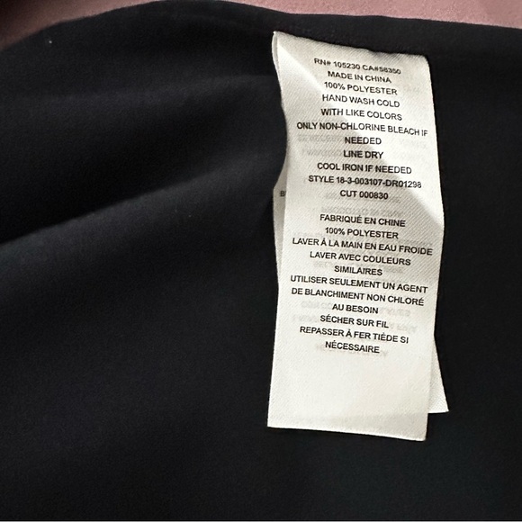 JOIE Mahesa Wrap Dress Midi Midnight Navy and White Size Small - Picture 7 of 8